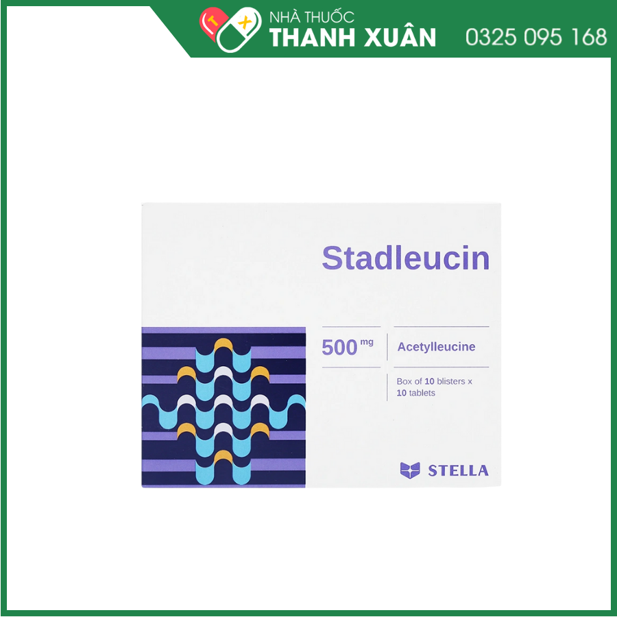 Stadleucin 500mg - Điều trị triệu chứng cơn chóng mặt